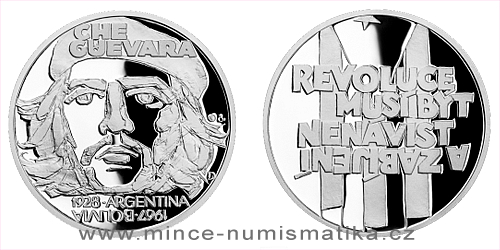 Stříbrná medaile Kult osobnosti - Che Guevarra