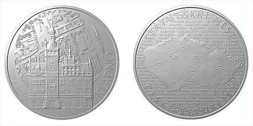 Stříbrná kilová medaile Statutární město Kladno