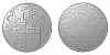 Stříbrná půlkilová medaile Statutární město Kladno