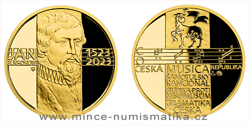 Zlatá půluncová medaile Jan Blahoslav