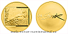 Zlatá dvouuncová medaile Jan Saudek - Tanečnice reverse proof