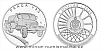 Stříbrná mince Na kolech - Nákladní automobil Praga V3S