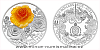 Stříbrná mince Crystal Coin - Květina 2024