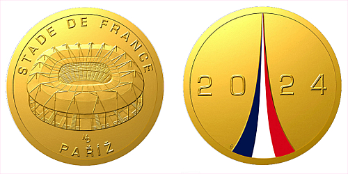 Sada oběžných mincí 2024 Olympijské hry v Paříži